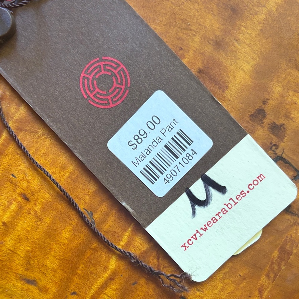 Casual Black Jogger Pants with Zipper Pocket - Picture 6 of 6